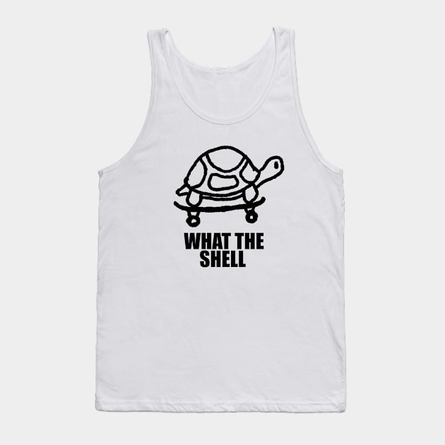 Funny Turtle T-shirt, What the Shell Shirt, Women Men Ladies Kids Baby, Gag Tshirt, Gift for Him Her, Mothers Day Tank Top by Y2KSZN